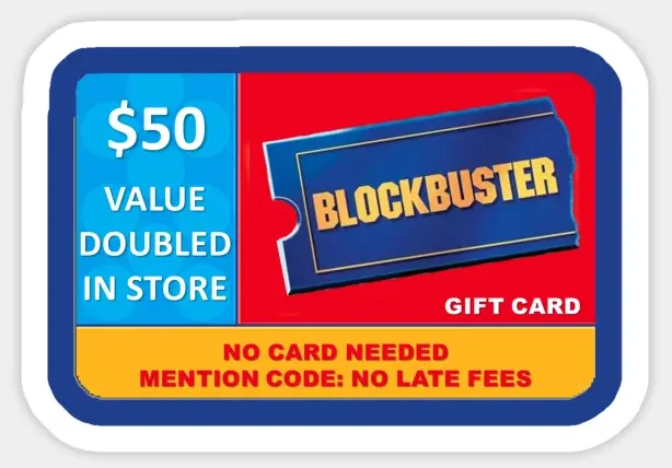 blockbuster gift card