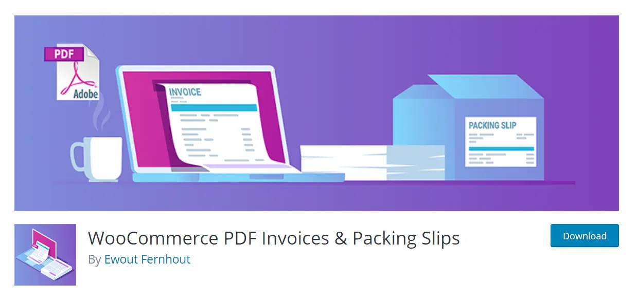 WooCommerce PDF Invoices & Packing Slips extension