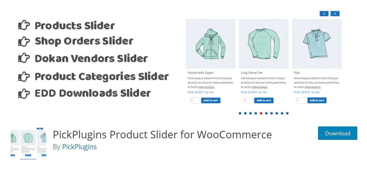 PickPlugins Product Slider for WooCommerce extension
