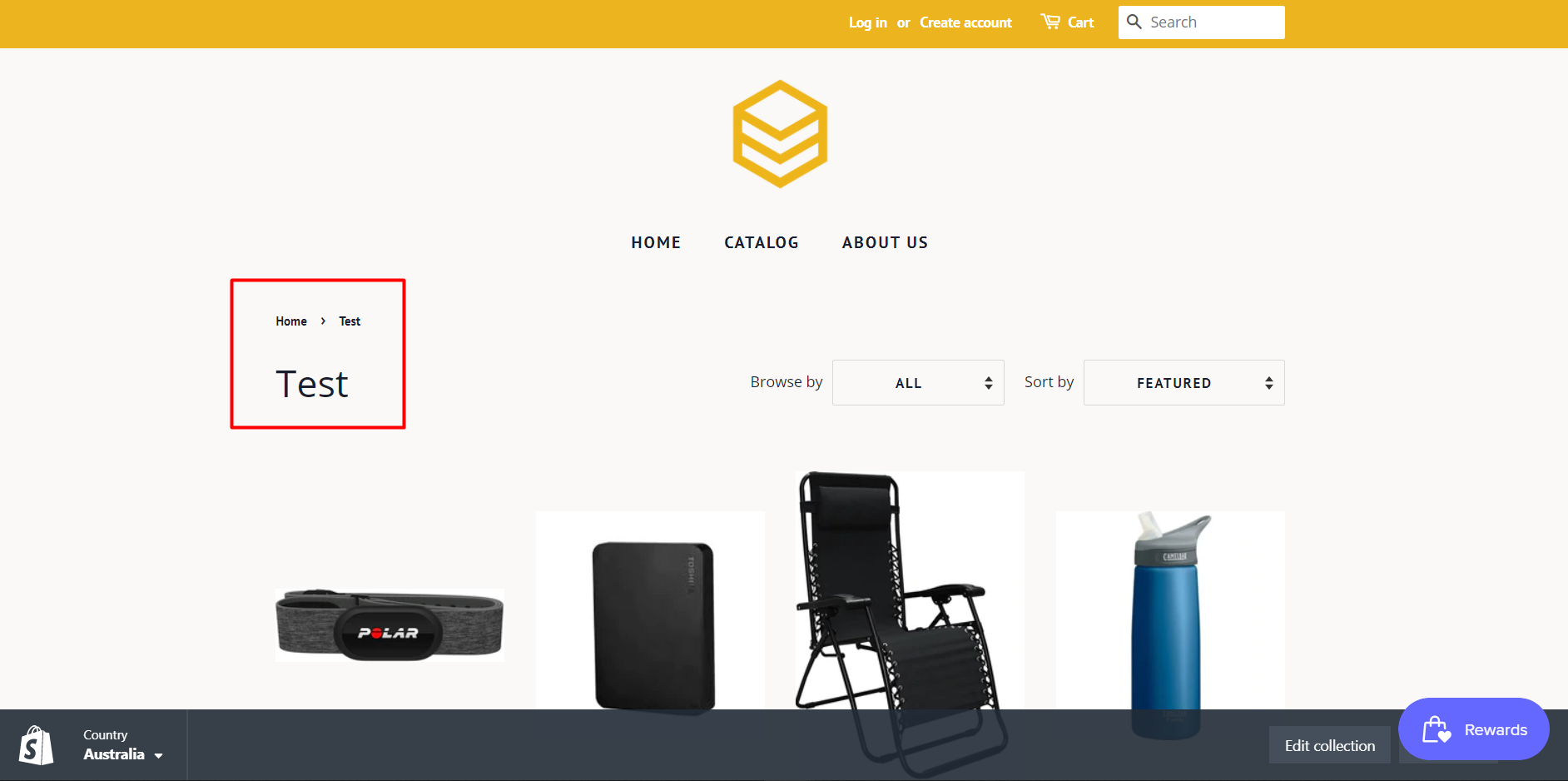 After creating a smart collection in Shopify store